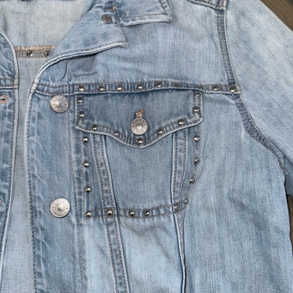 Express Studded Denim Jacket - Picture 2 of 4